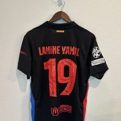 Lamine Yamal #19 FC Barcelona 2024/25 Away Champions League Jersey - All Sizes 