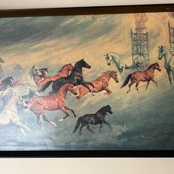 Into The Happy Lands painting 