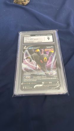 Umbreon V CGC 9 Mint Holo Pokemon Card