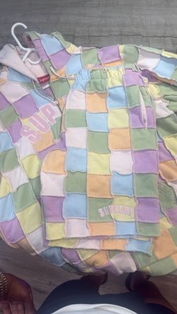 Supreme Patchwork Hoodie and Shorts