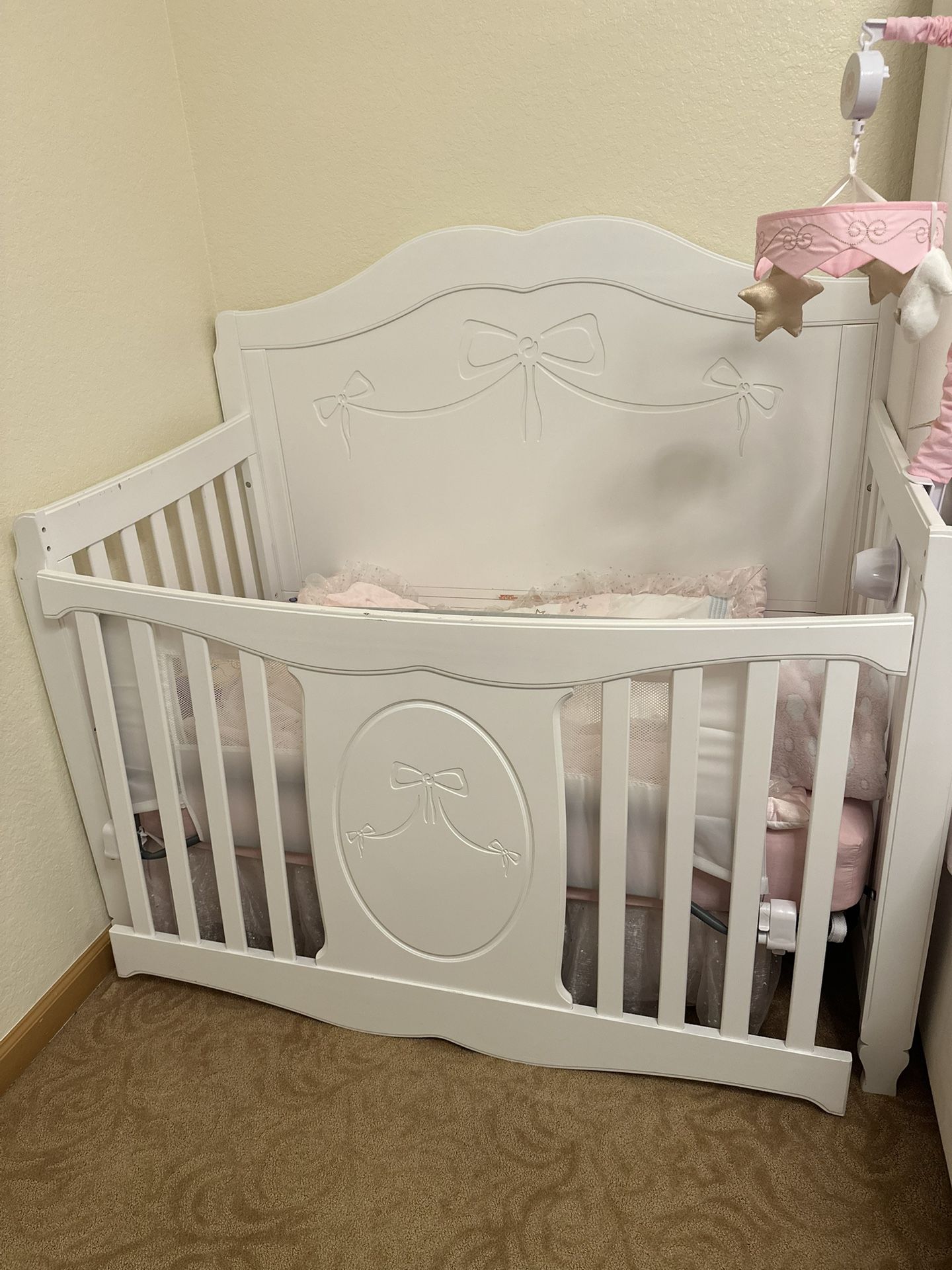White Baby Crib