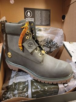 Size 11.5-Mens Timberland 6" Boots Dark Green