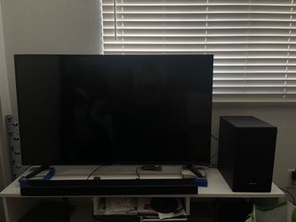 Samsung series 6 4k LED 50” with Samsung speakers.