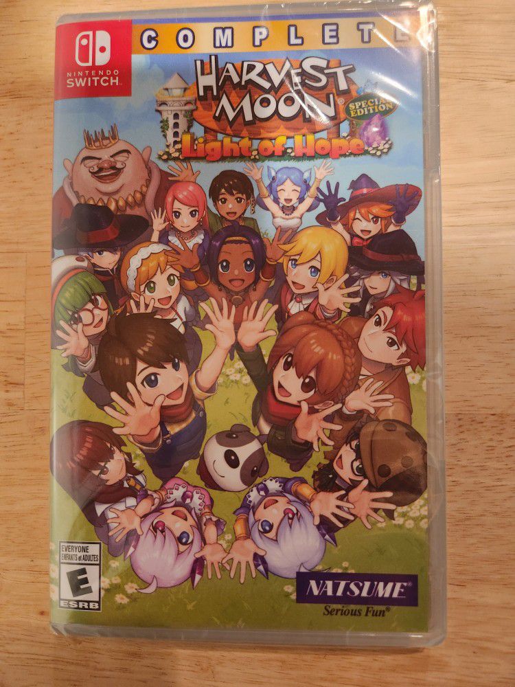 Brand New Sealed Harvest Moon Light of Hope video game