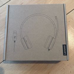 Lenovo Unopened Headphones With Mic