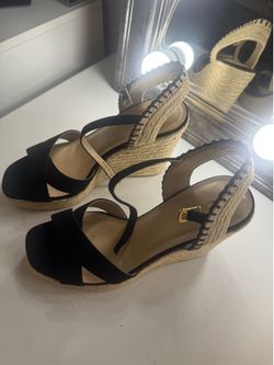 Black wedges / heels