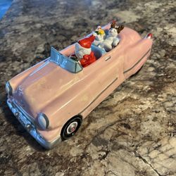 Santa’s Pink Cadillac Music Box 