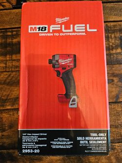 New Milwaukee M18 Hex Impact Driver