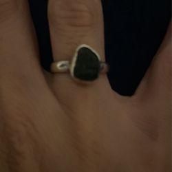 Green Emerald Stone Ring 