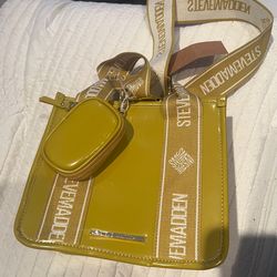 Steve Madden Bwebberp Crossbody TikTok Women's Tote Bag - Mustard