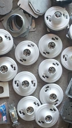 Lamp Holders, Switches, Electrical Boxes, Conduit Fittings, Clamps, Etc.