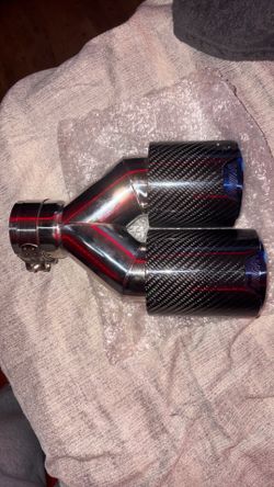M performance carbon duel exhaust tips