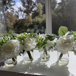 Small Faux Floral Centerpieces 