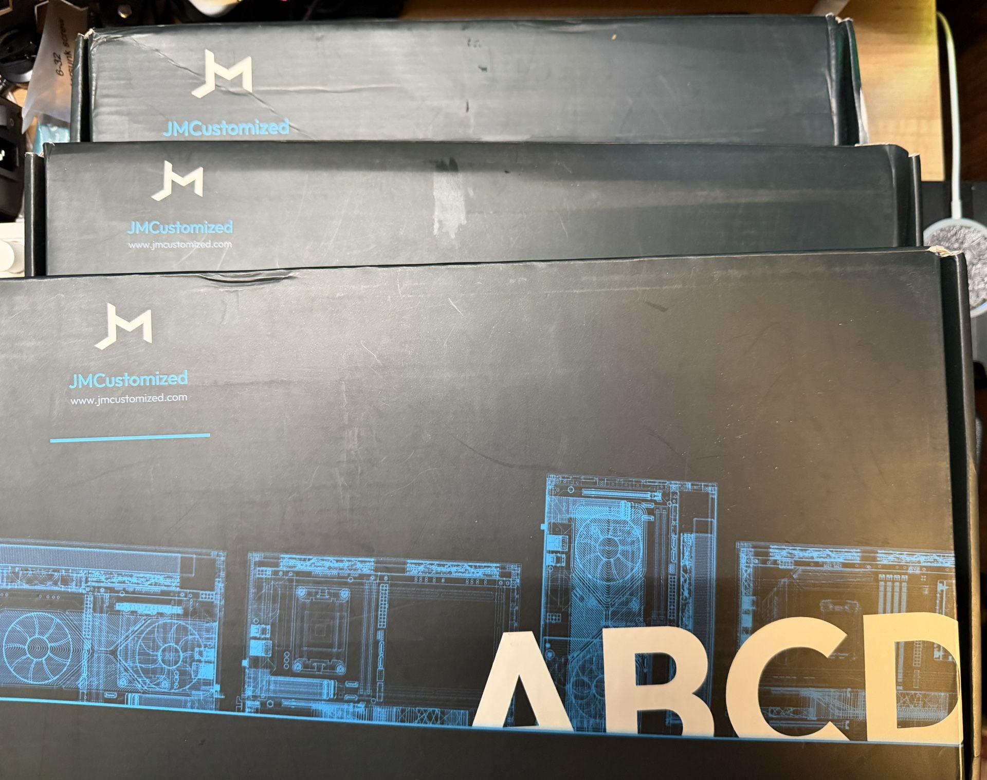 Jimu D+ v2.0 Titanium, Basic Package + A1/A2 + Side TG panel Mini ITX case