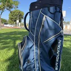 Sun Mountain Golf Cart Bag | 9.5” Top | 7-Way Divider | Excellent Condition