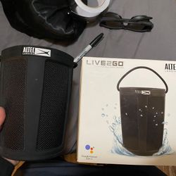 Bluetooth speaker (needs 12v AC Charger) 