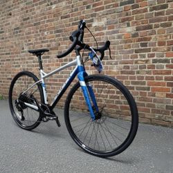 NEW 2022 50CM, 52CM, 54CM CM MARIN GESTALT X10 SILVER BLUE ADVENTURE GRAVEL ALL ROAD BIKE