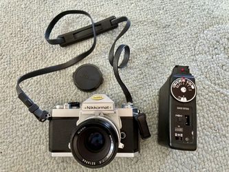 Nikkormat FT2 35mm SLR Film Camera (by Nikon) w/ Nikkor 50mm f/2 Lens