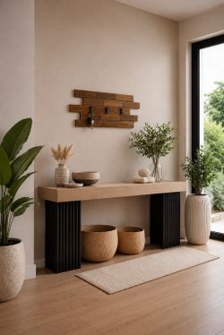 Cuelga llaves en madera