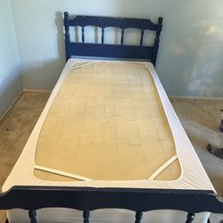 FREE- Twin  Box spring & frame, Take one item or both.