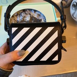 Off white cross body bag
