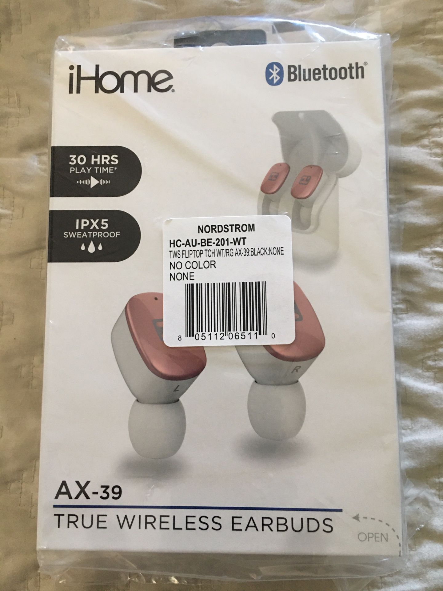 iHome AX-39 True Wireless Earbuds with Charging Case