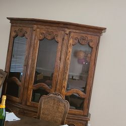 Oak Dining Room China Cabinet