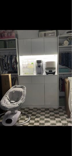 White dresser