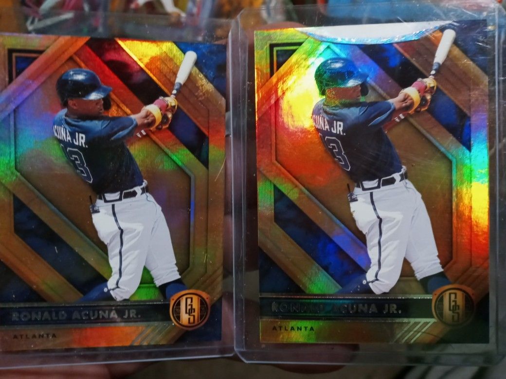 👀👀👀 2021 ERROR RONALD ACUNA JR PANINI DOUBLE GOLD STANDARD