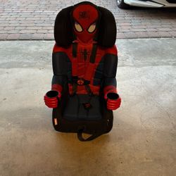 Boys Spiderman 2 in 1 Car Booster Seat 