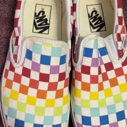 Checkered Vans 