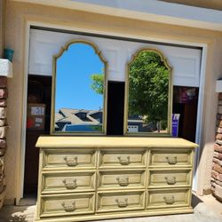 Vintage  Dresser And Tables