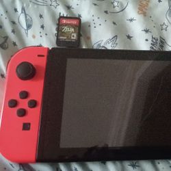 Nintendo Switch Oden With Zelda Tears Of Kingdom.