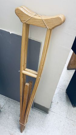 Vintage Wood crutches