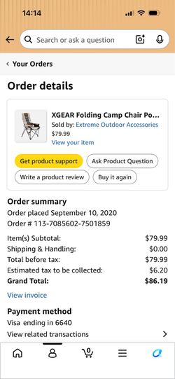 Camping chair
