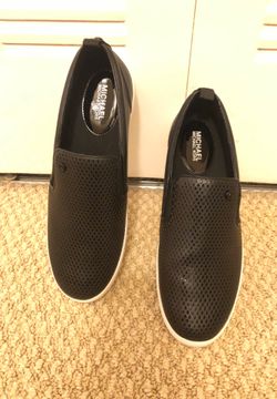 Women’s Michael Kors black loafers