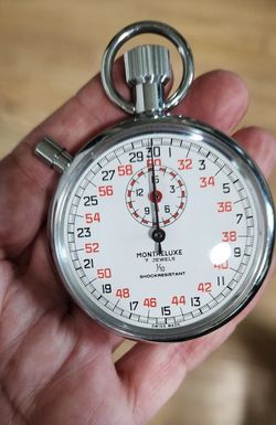 Mint Vintage Ilona Montreluxe Swiss stop watch