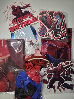 Spiderman Birthday Party Supplies 