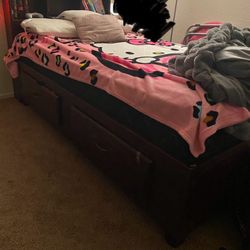 Twin Size Bed With Mattress