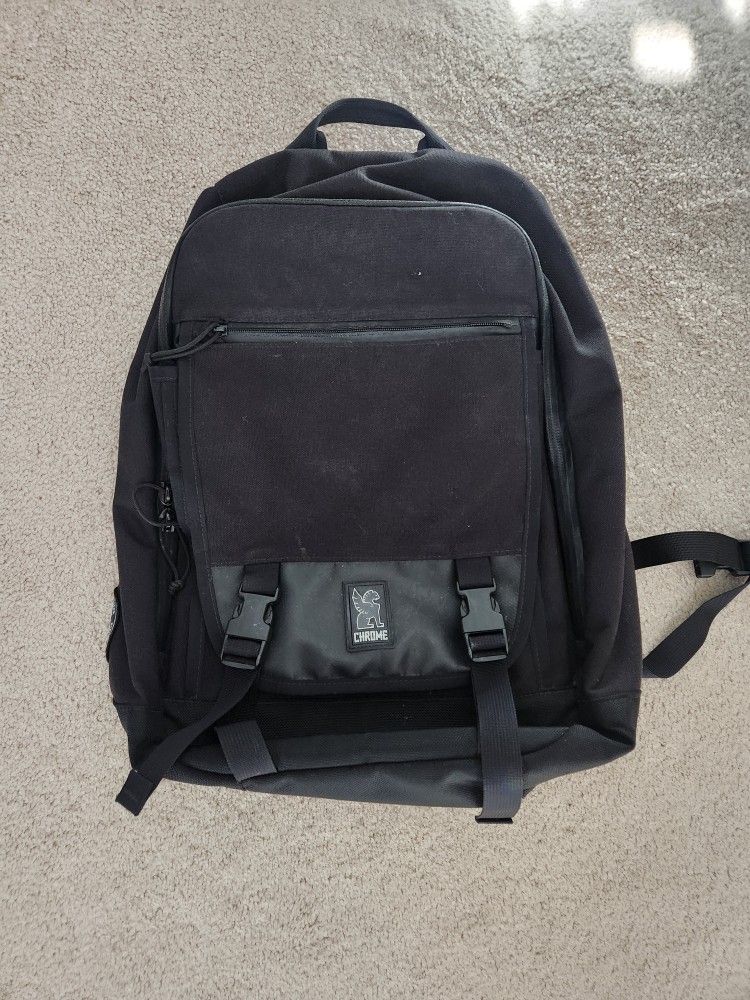 Chrome Black Commuter Backpack