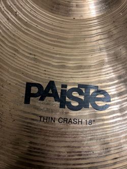 Paiste 18” Thin Crash (Alpha)