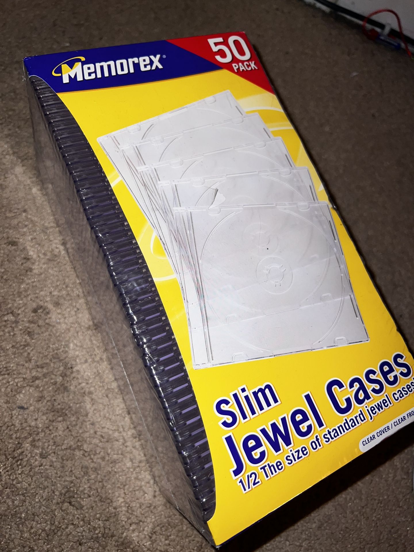 50 Pack Jewel CD Cases