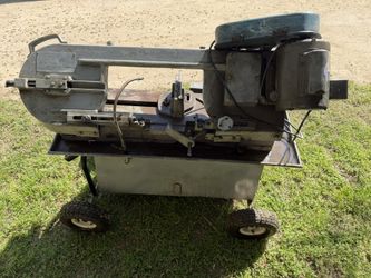 Industrial Metal Horizontal Bandsaw 3/4 HP w/ Coolant System