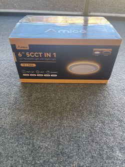 Amico 6” recessed light 12 pack. Cross streets are 59th Ave. and Peoria. Pickup only.