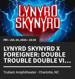 Lynyrd Skynyrd & Foreigner Charlotte, NC