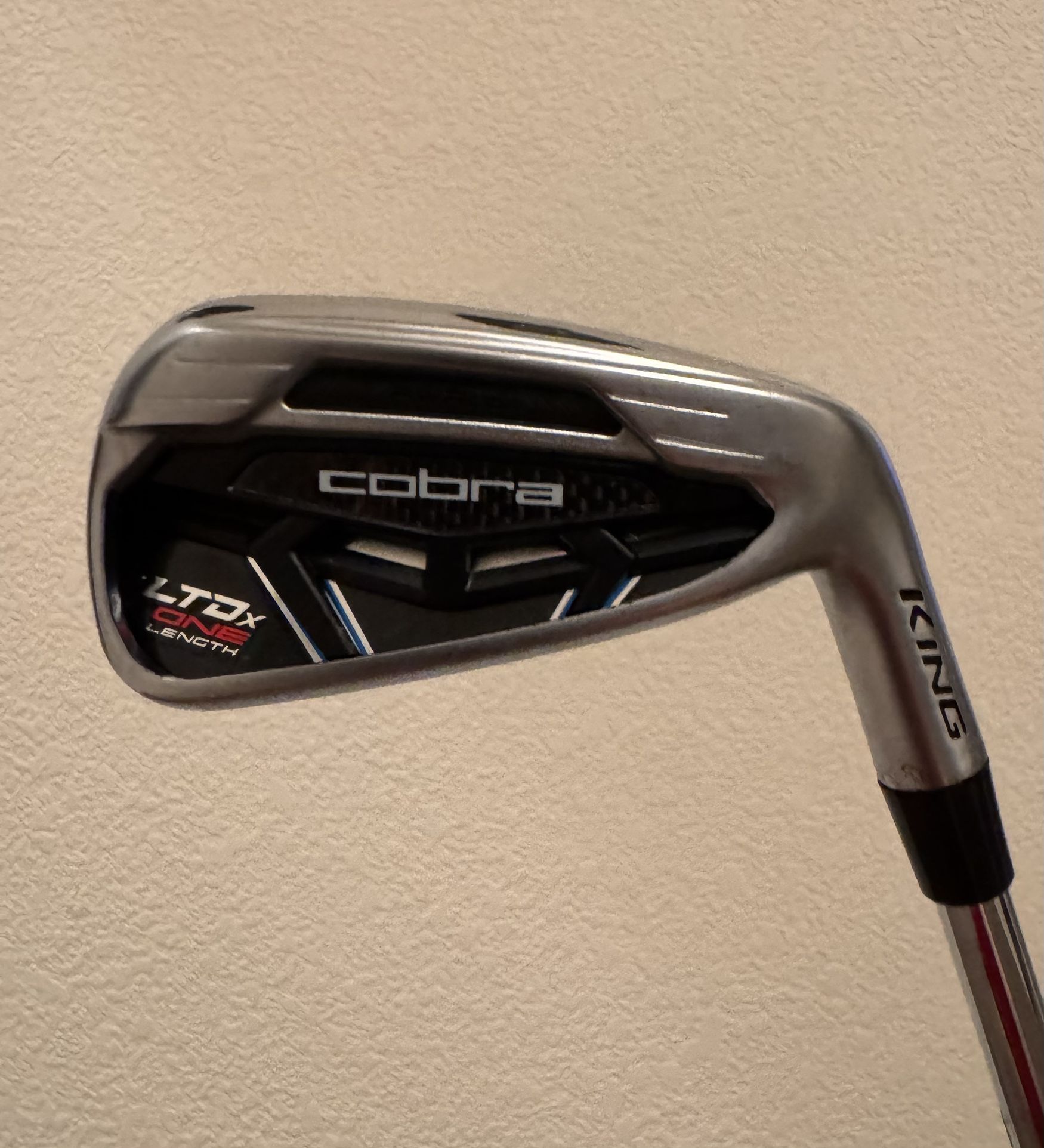 Cobra LTDx One Length 6 Iron Regular Flex Steel Shaft RH 37.5in