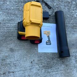 Handheld Blower With 2 Battery And Charger Very Strong And Light Brand New 