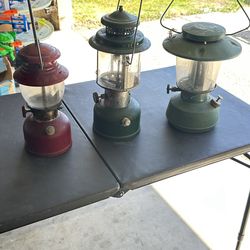 Vintage Coleman Lanterns And Thermo