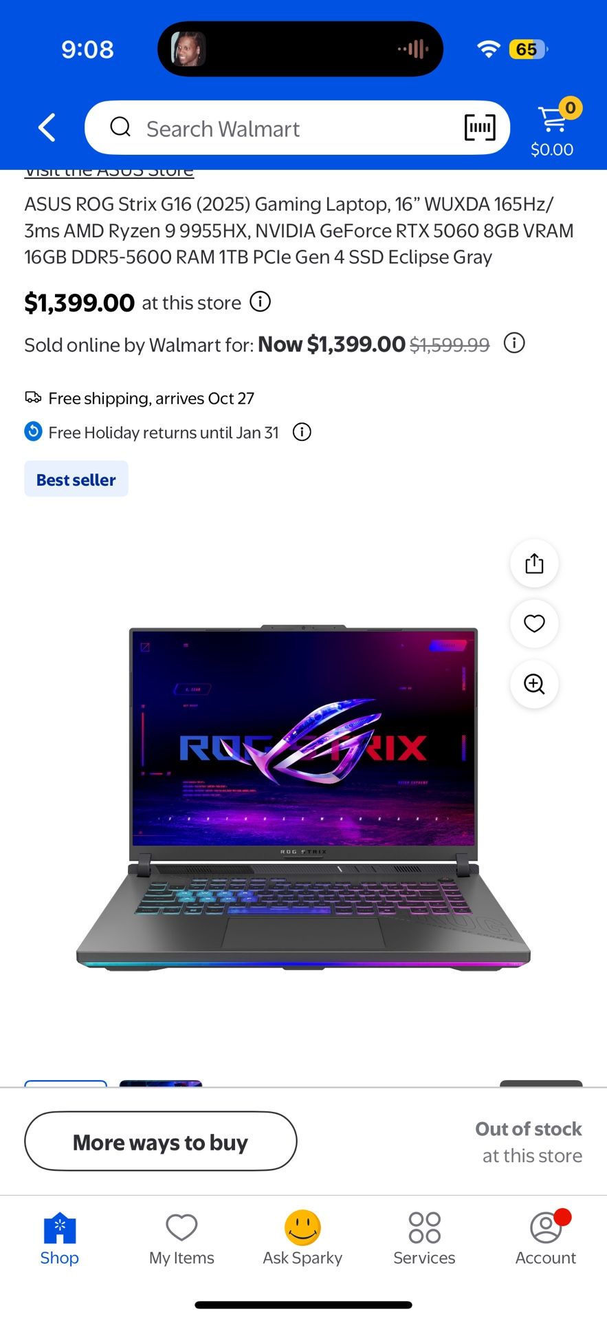 ASUS ROG Strix G16 Gaming Laptop