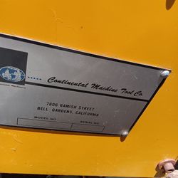 Continental Abrasive Chop Saw